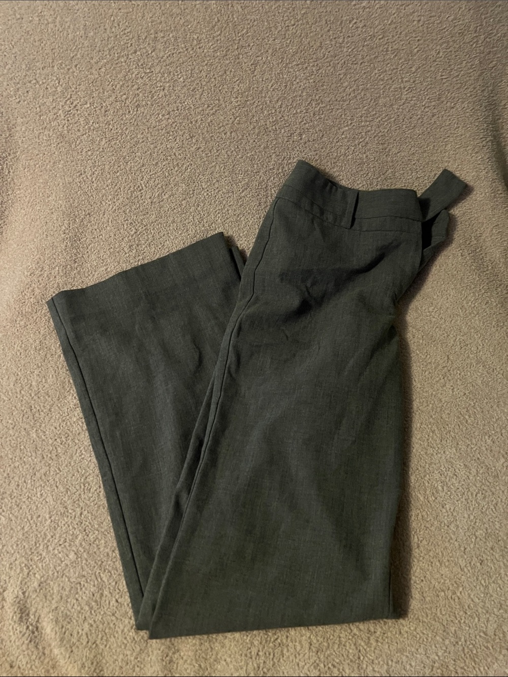 The Limited Wide-Leg Dress Pants in Dark Gray